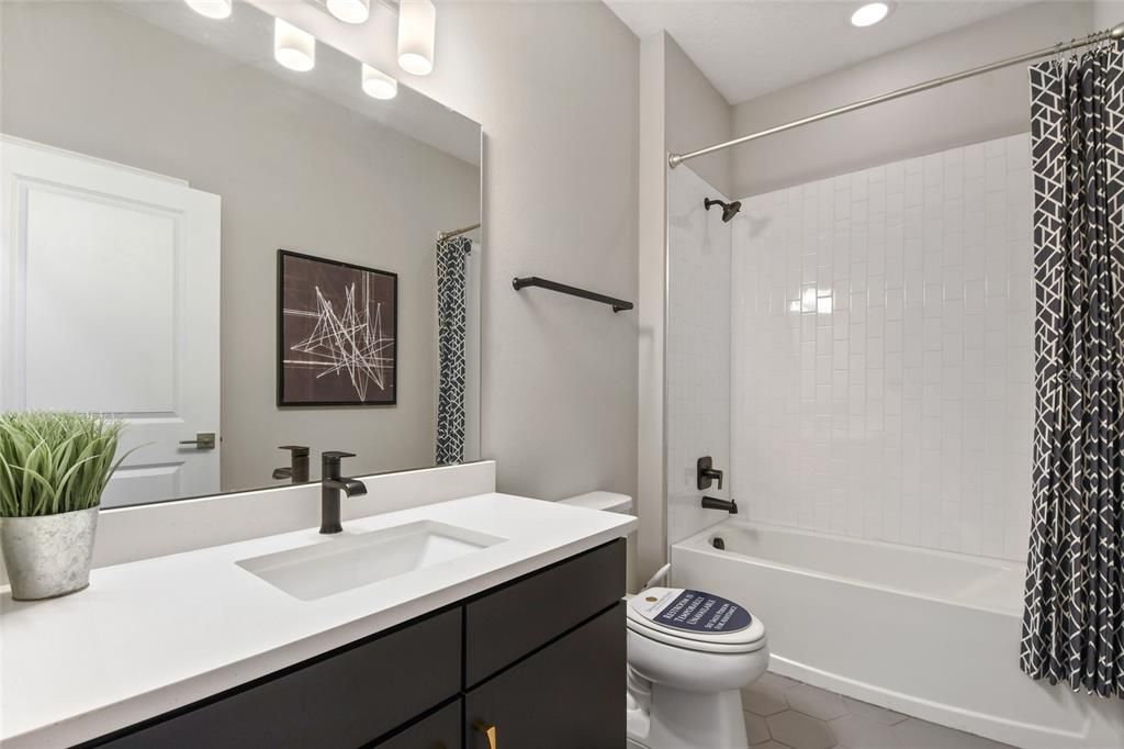 Bathroom, Interior, Recessed Lighting