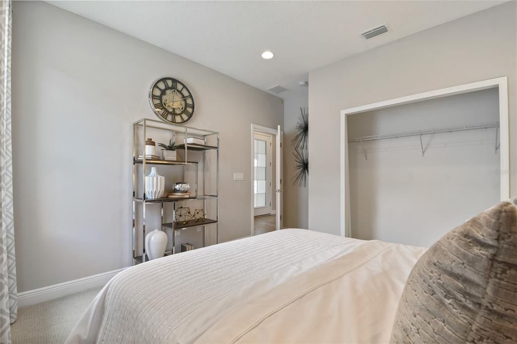 Bedroom, Interior, Recessed Lighting