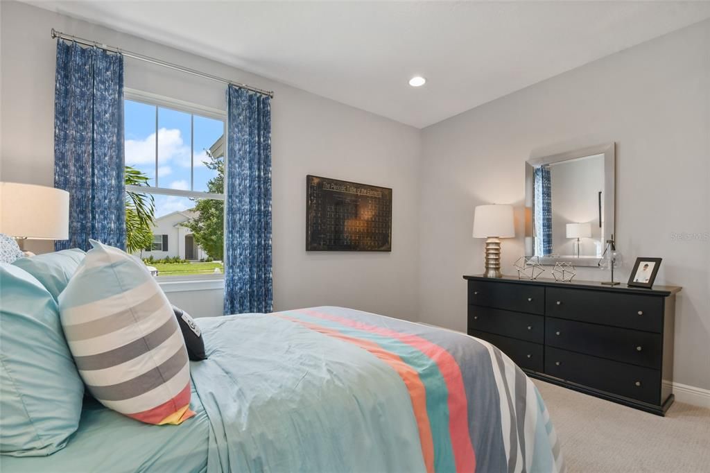 Bedroom, Interior, Recessed Lighting