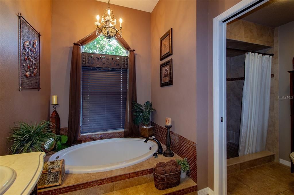 Bathroom, Chandelier, Interior