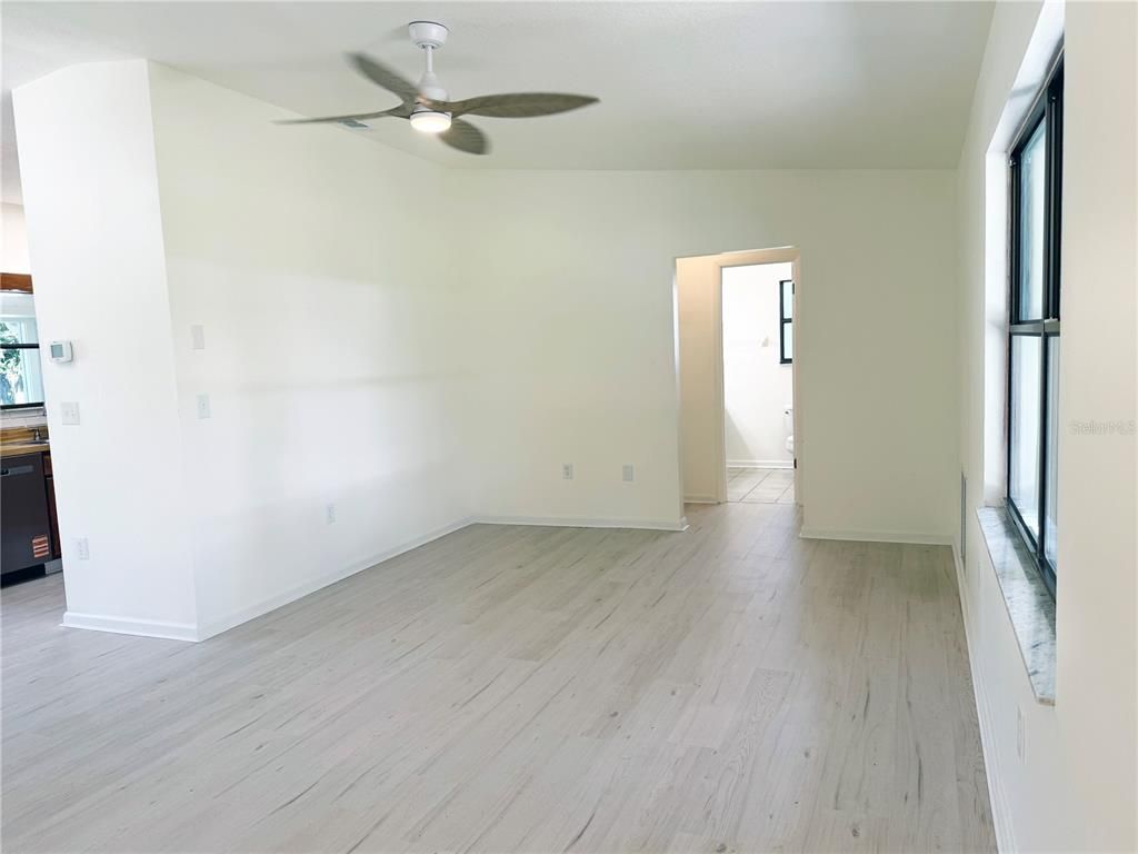 Empty room, Interior, Kitchen, Wood Texture Flooring