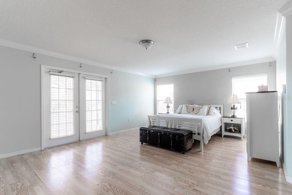 Bedroom, Interior, Wood Texture Flooring