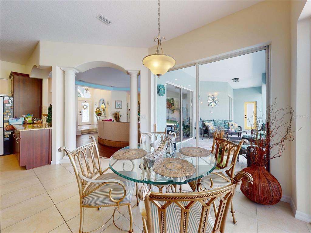 Dining room, Interior, Pendant Lights