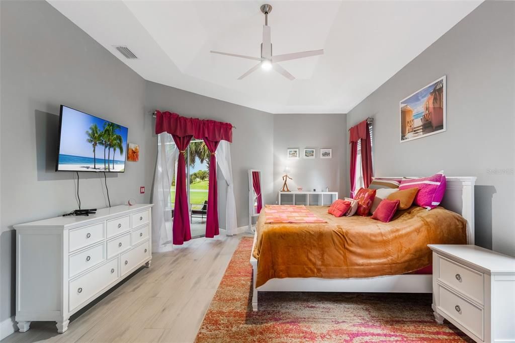 Bedroom, Interior, Wood Texture Flooring