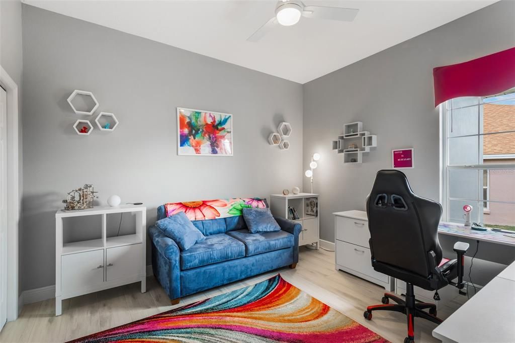 Home Office, Interior, Wood Texture Flooring