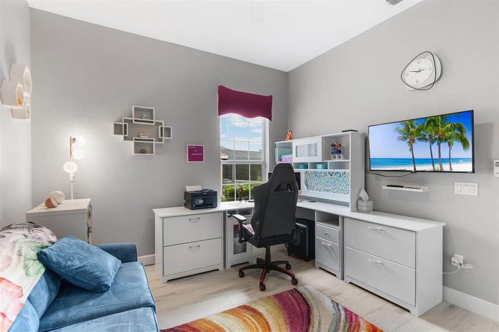 Home Office, Interior, Wood Texture Flooring