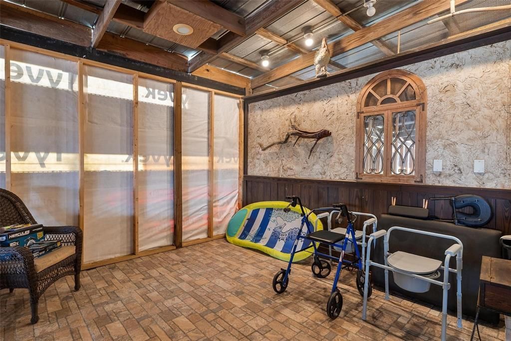 Interior, Wooden Beams