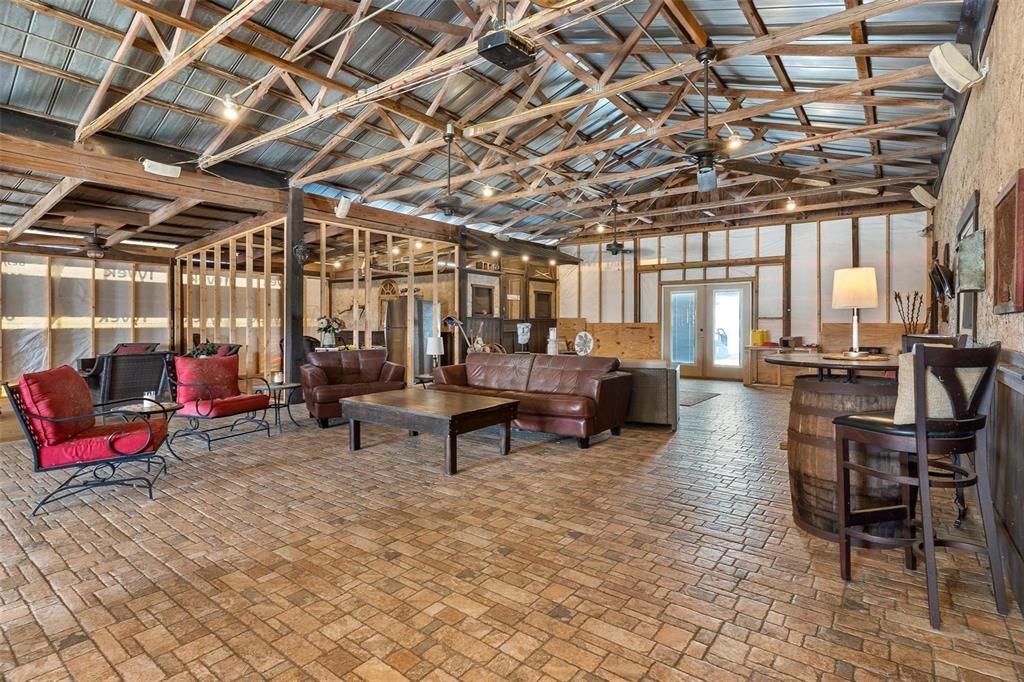 Interior, Living room, Wooden Beams