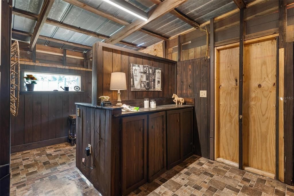 Interior, Wooden Beams, Wooden Walls