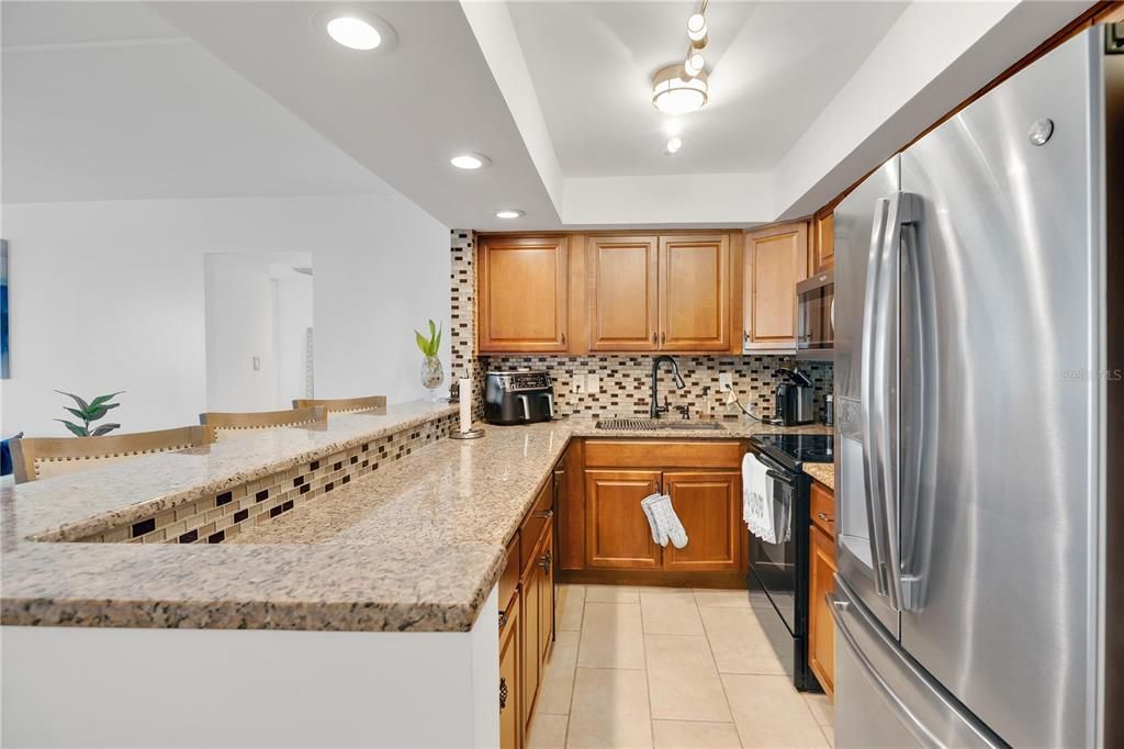 Interior, Kitchen, Recessed Lighting, Stainless Steel Appliances