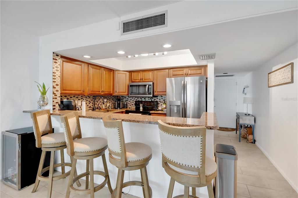 Interior, Kitchen, Recessed Lighting, Stainless Steel Appliances