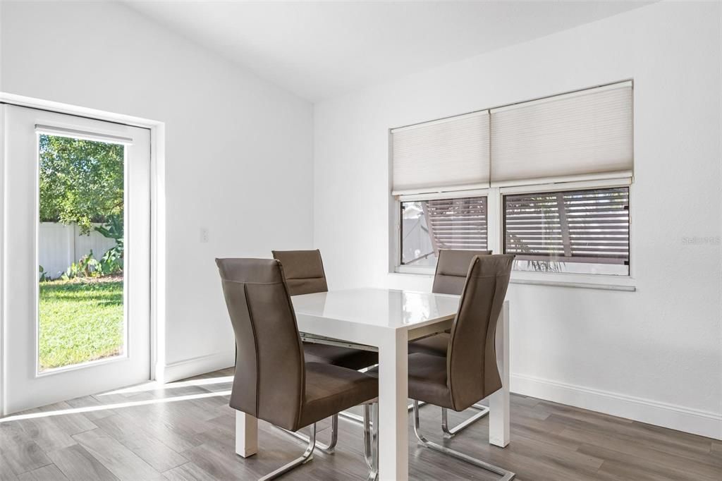 Dining room, Interior, Wood Texture Flooring