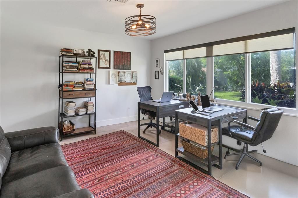 Home Office, Interior, Pendant Lights