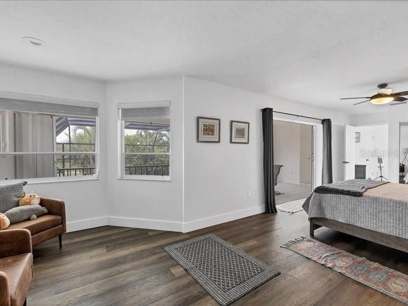 Bedroom, Interior, Wood Texture Flooring