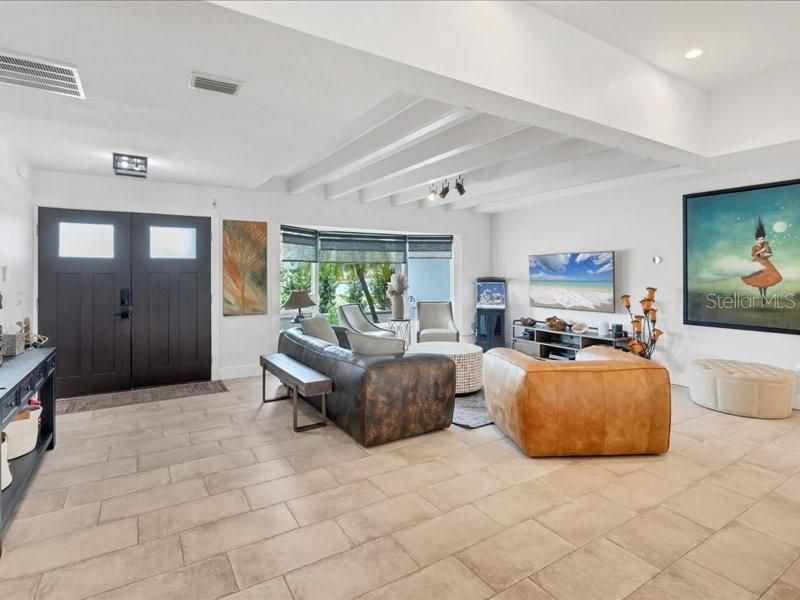 Interior, Living room, Recessed Lighting