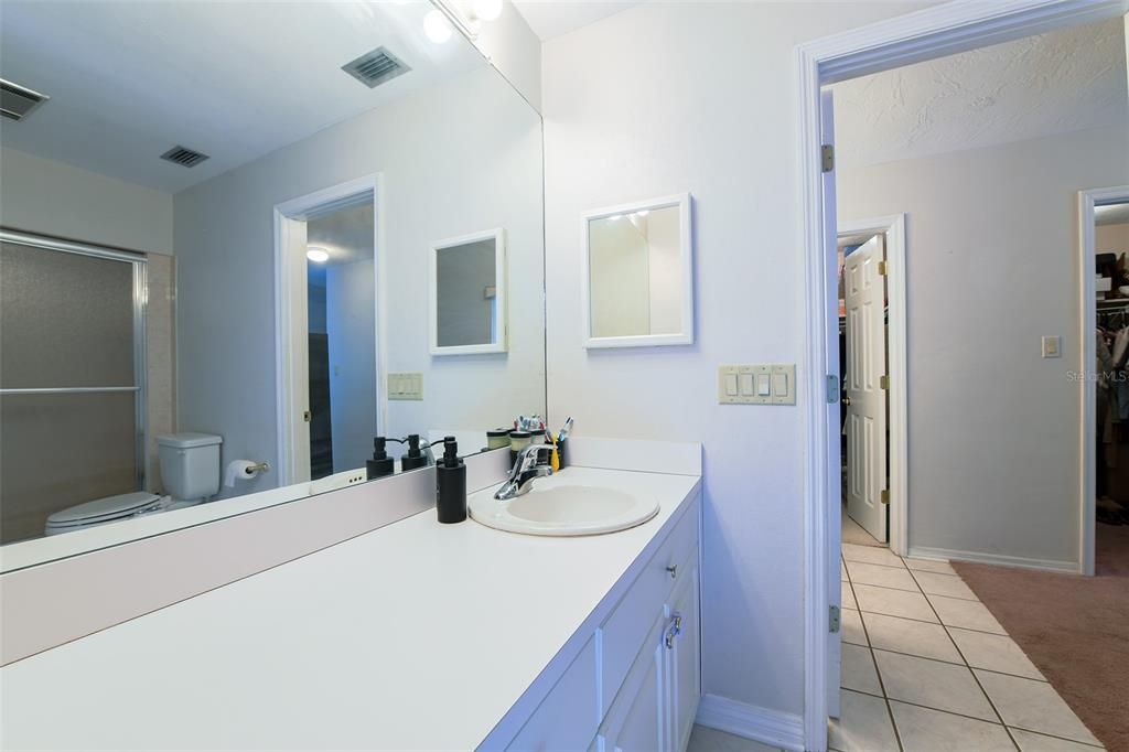 Bathroom, Dual Sink Vanities, Glass Shower, Interior