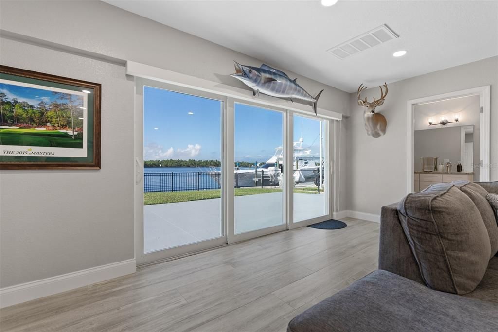 Interior, Recessed Lighting, Water, Wood Texture Flooring
