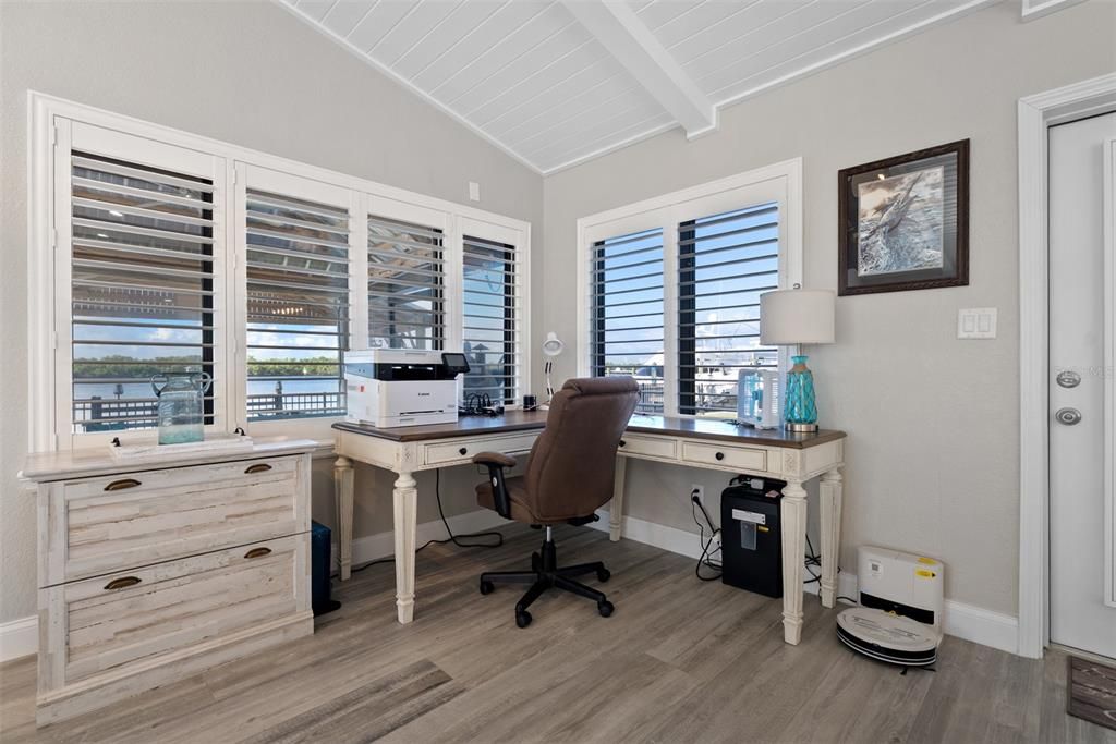 Home Office, Interior, Water, Wood Texture Flooring