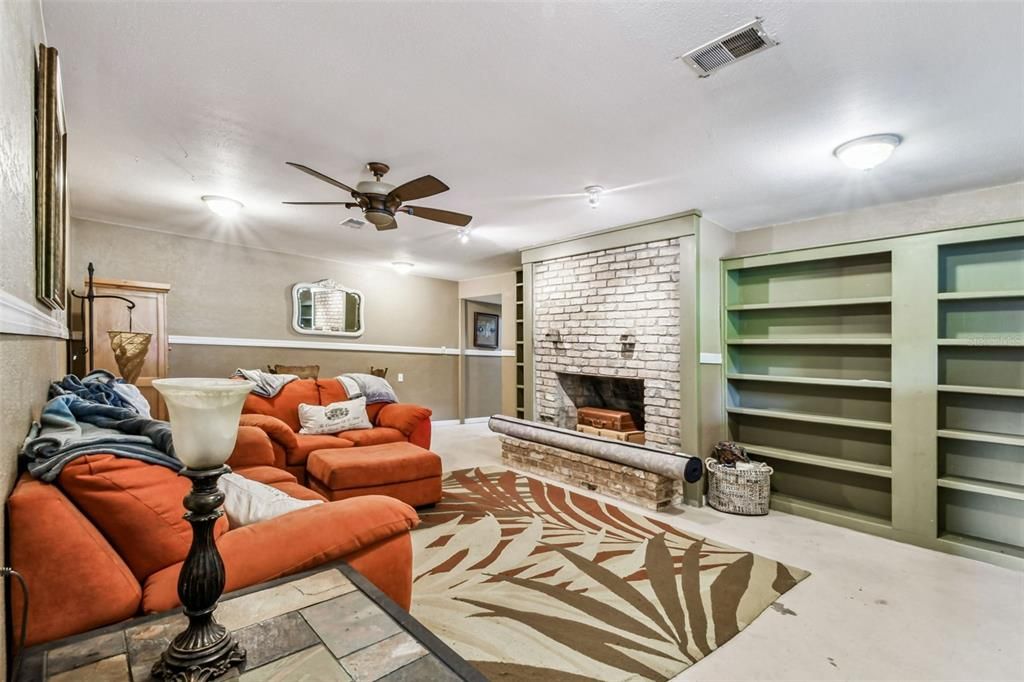 Fireplace, Interior, Living room, Stone Walls