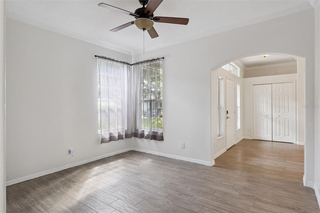 Empty room, Interior, Wood Texture Flooring