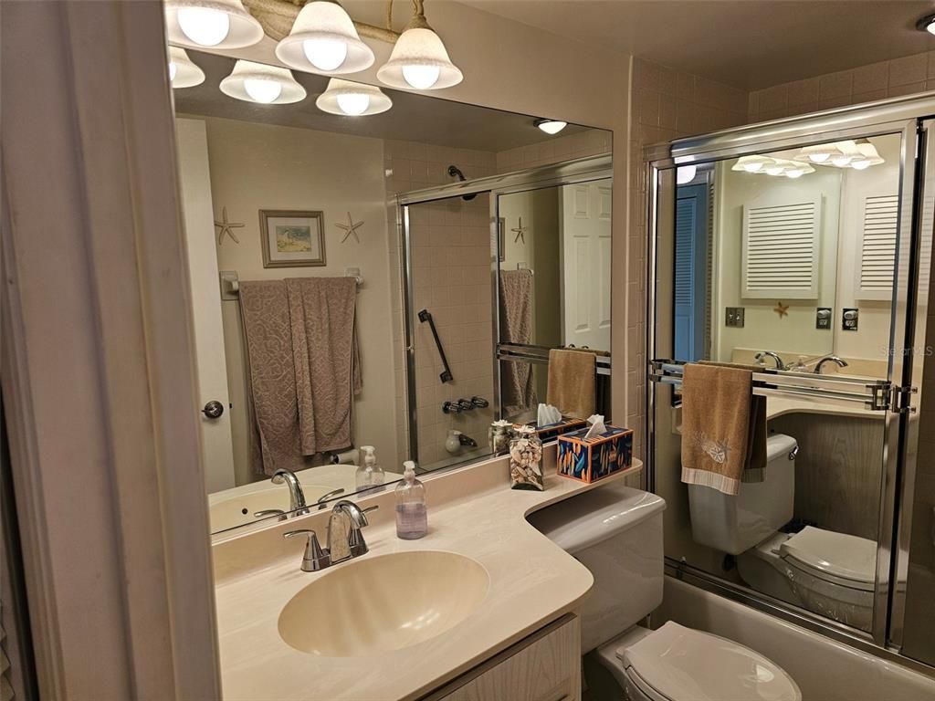 Bathroom, Dual Sink Vanities, Glass Shower, Interior
