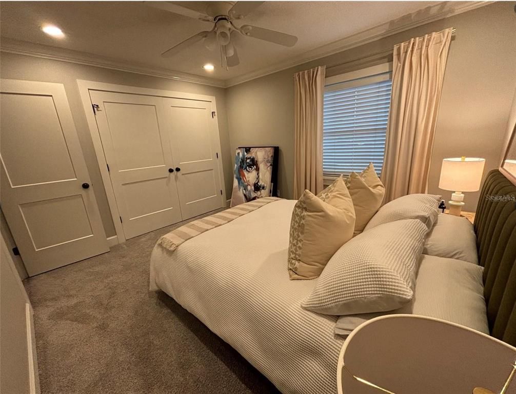 Bedroom, Interior, Recessed Lighting