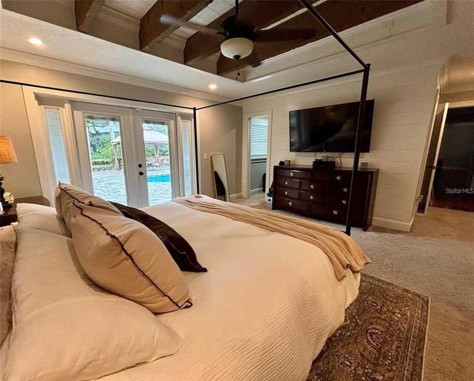 Bedroom, Interior, Recessed Lighting