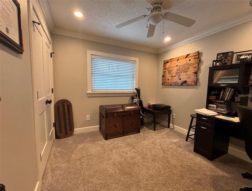 Home Office, Interior, Recessed Lighting