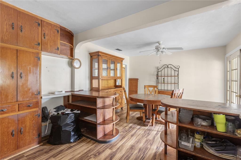 Dining room, Interior, Wood Texture Flooring