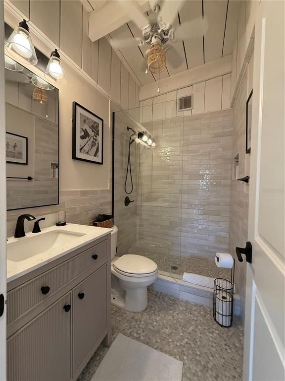 Bathroom, Glass Shower, Interior