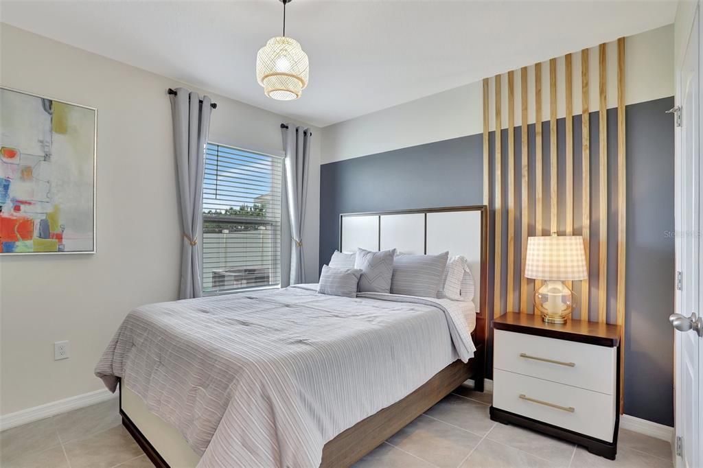 Bedroom, Interior, Pendant Lights