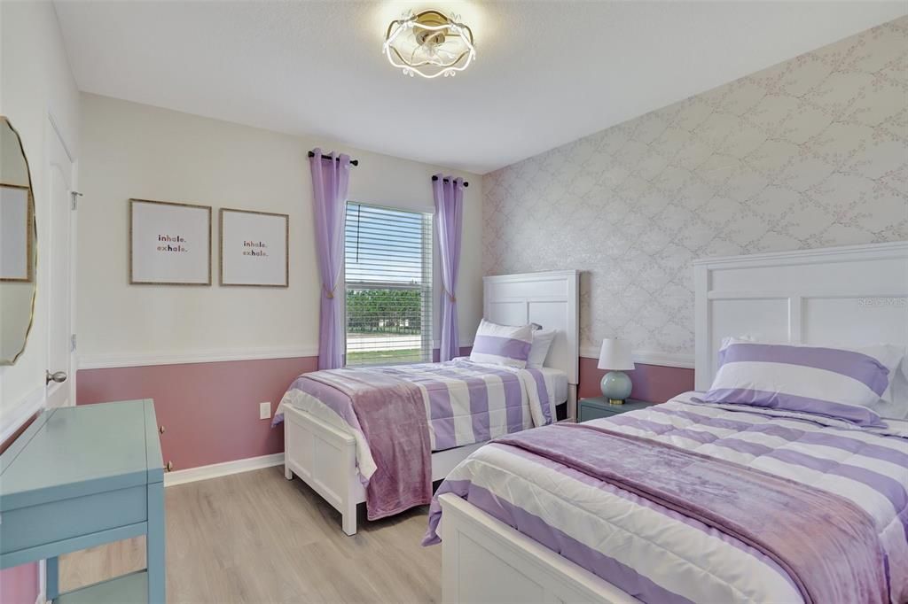 Bedroom, Interior, Wood Texture Flooring