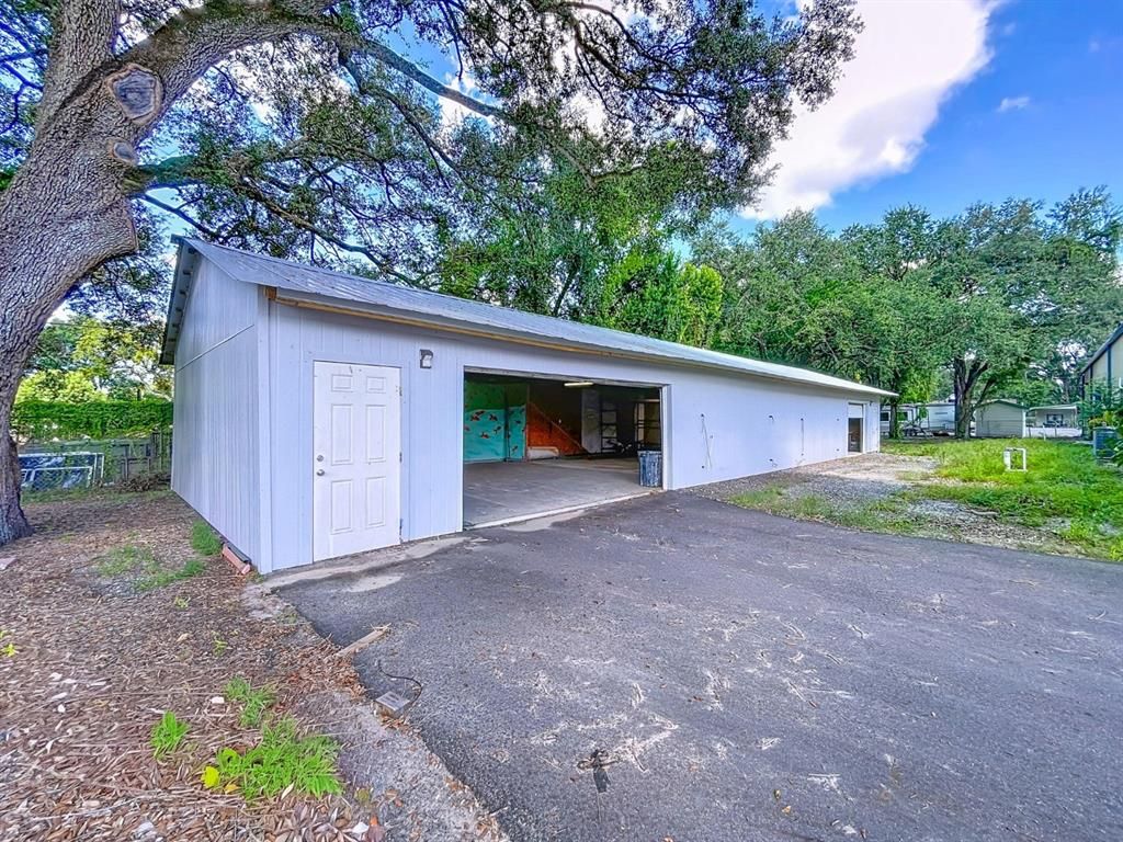 Backyard, Detached Garage, Exterior