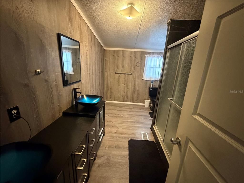Bathroom, Interior, Wood Texture Flooring