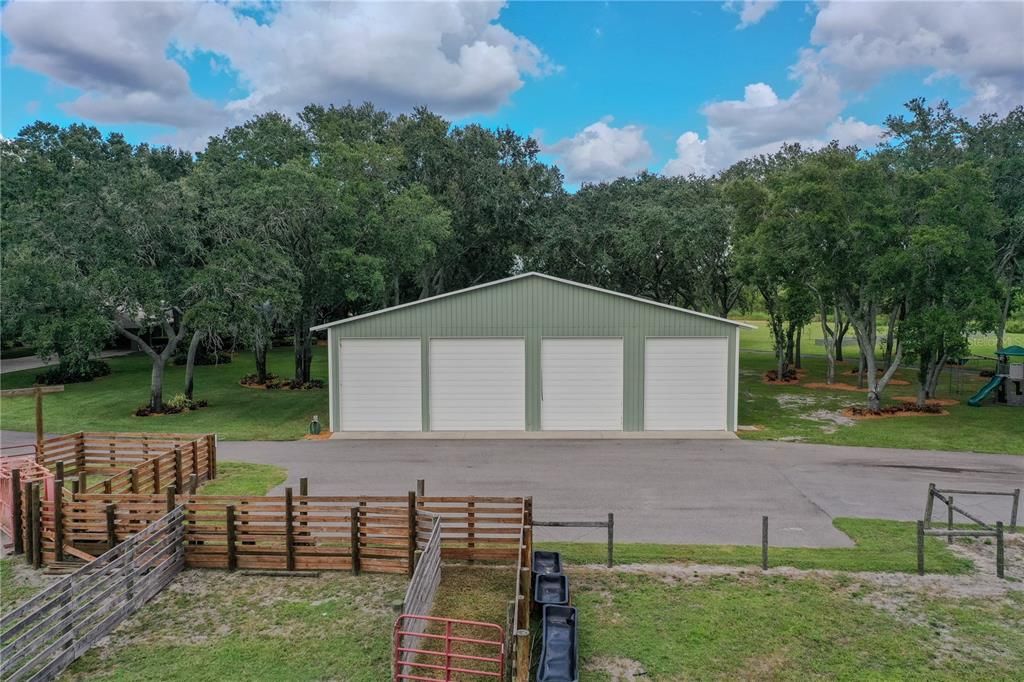 Backyard, Detached Garage, Exterior
