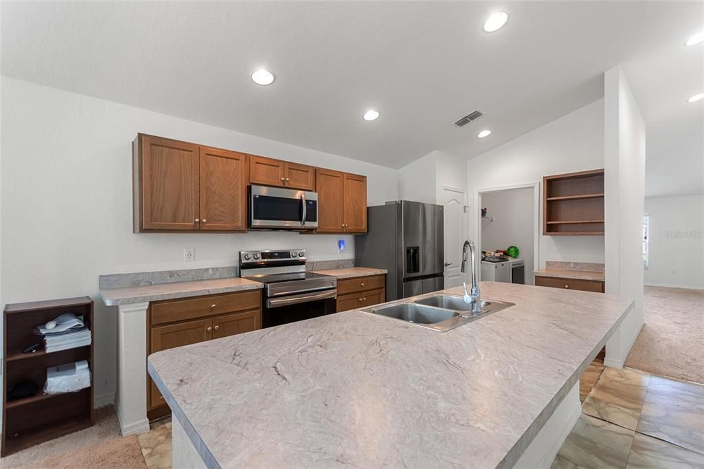 Interior, Kitchen, Recessed Lighting, Stainless Steel Appliances