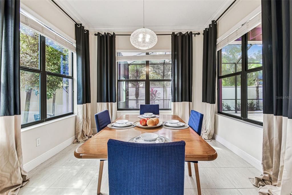 Dining room, Interior, Pendant Lights