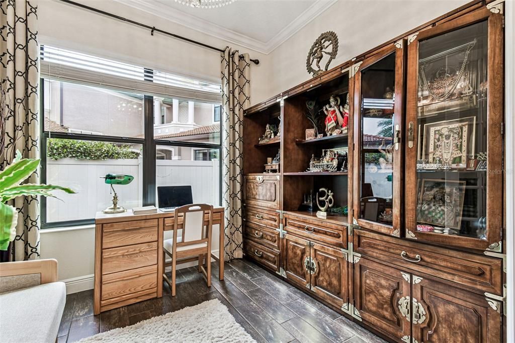 Home Office, Interior, Wood Texture Flooring