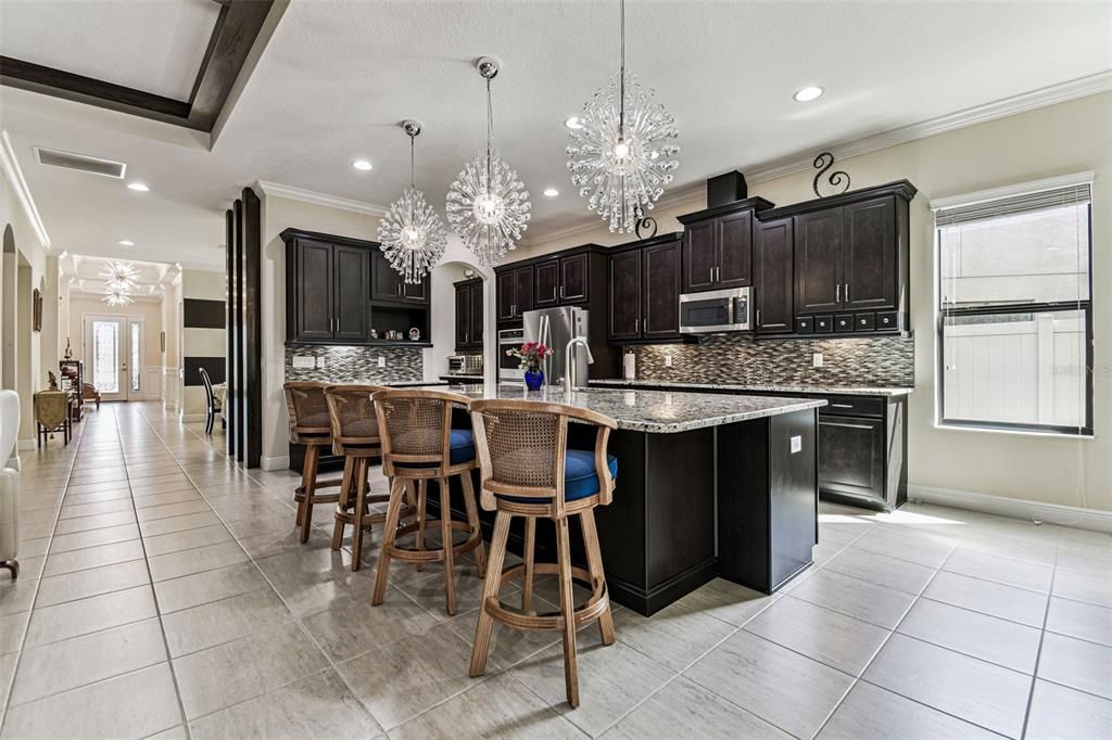 Interior, Kitchen, Pendant Lights, Recessed Lighting