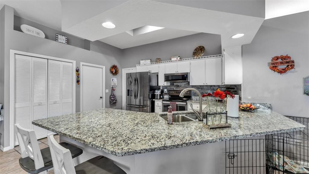 Interior, Kitchen, Recessed Lighting, Stainless Steel Appliances