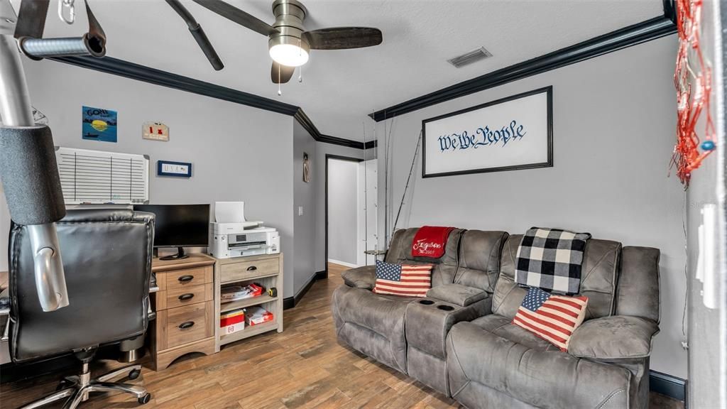 Home Office, Interior, Wood Texture Flooring