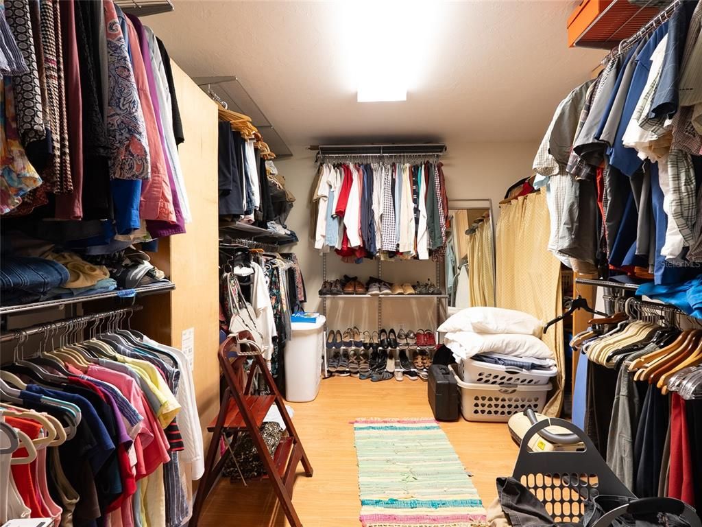 Interior, Walk-in Closets, Wood Texture Flooring