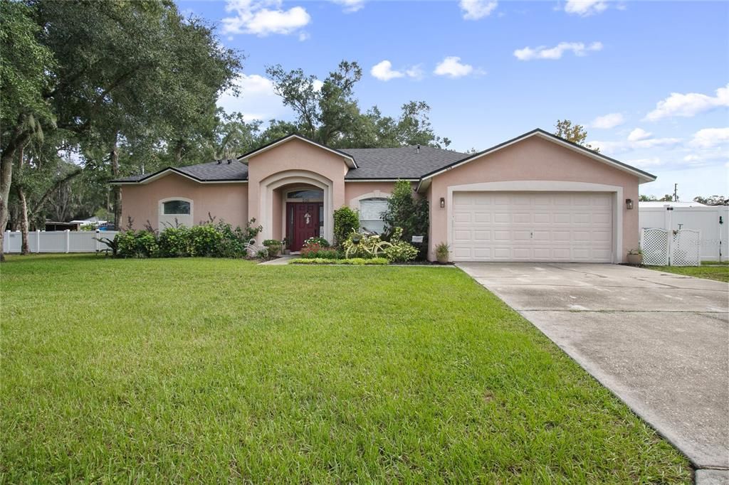 Attached, Backyard, Exterior, Facade, Ranch