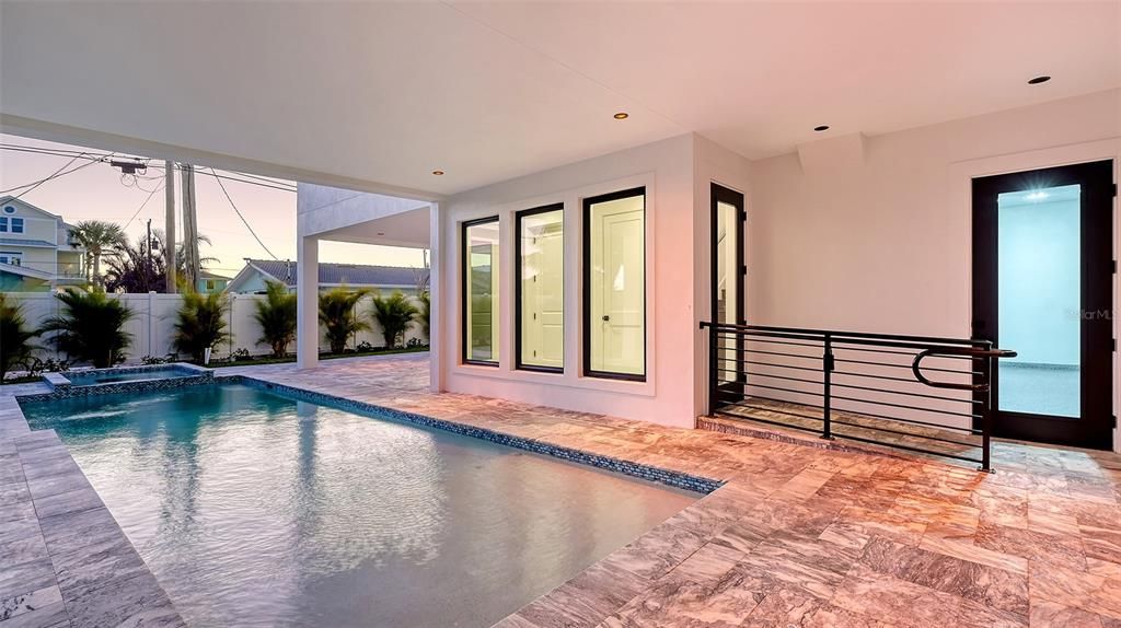 Exterior, Pool, Recessed Lighting, Water