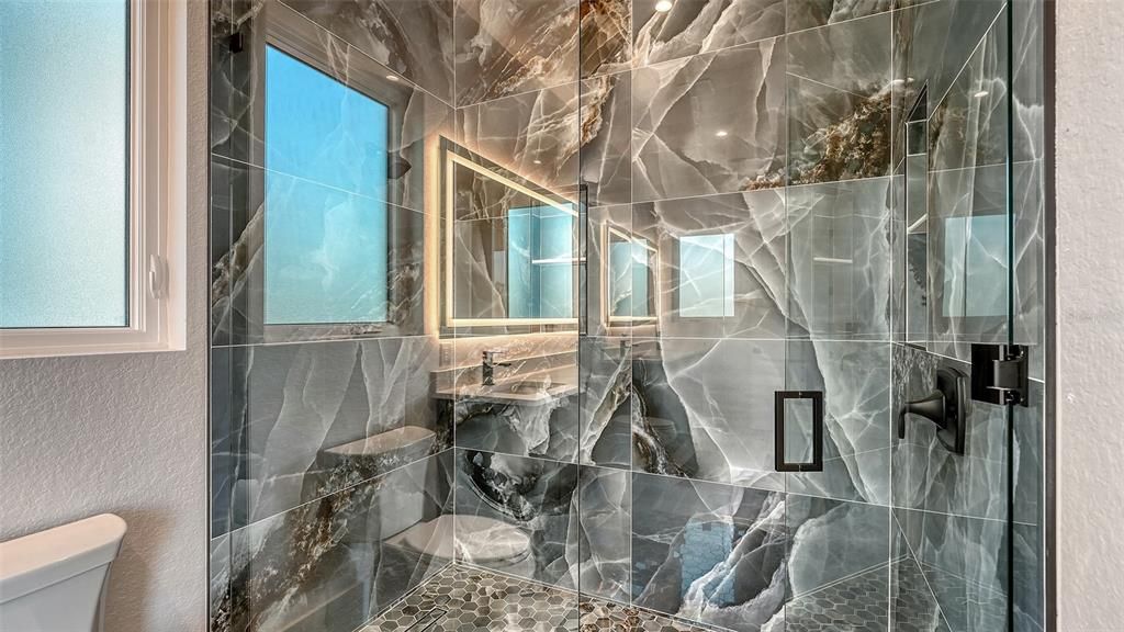 Bathroom, Glass Shower, Interior