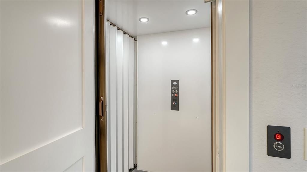 Elevator, Interior, Recessed Lighting