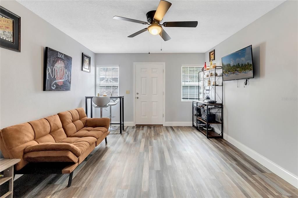 Home Office, Interior, Living room, Wood Texture Flooring