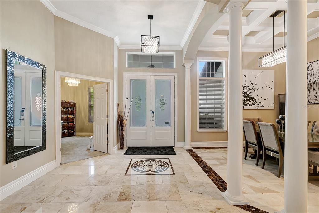 Dining room, Interior, Pendant Lights