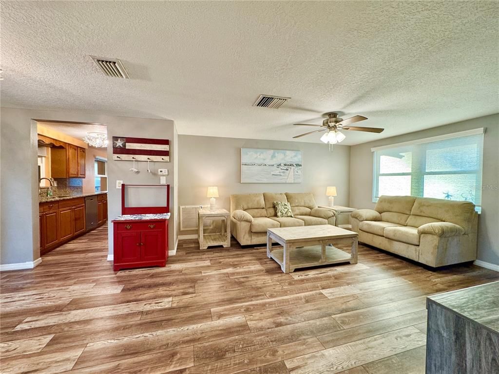 Dining room, Interior, Wood Texture Flooring