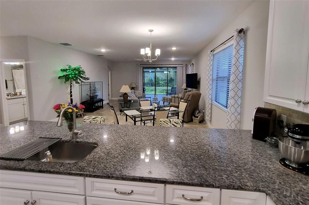 Dining room, Interior, Recessed Lighting